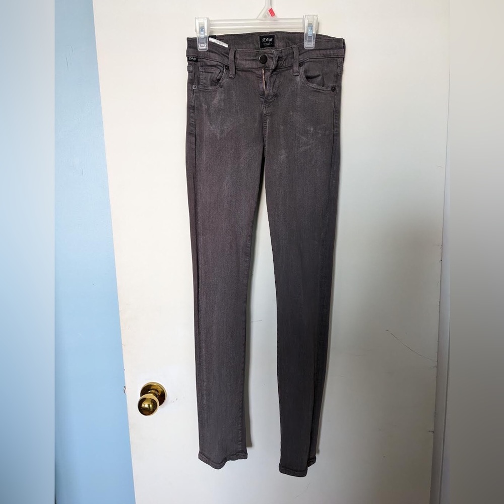 Citizens of humanity grey jeggings jean size 26 made in USA